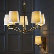 Ortona 5 Light Pendant Antique Brass image