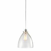 Elstow Ceiling Light - Chrome with Clear Glass Shade image