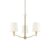 Ortona 3 Light Pendant Antique Brass image