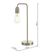 Kiefer Satin Chrome Table Light image