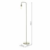 Kiefer Satin Chrome Floor Light image