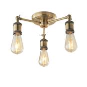 Hal Ceiling Light - Antique Brass (3 Light) image