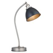 Franklin Table Light - Matt Black with Aged Pewter image