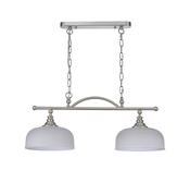 Manning 2 Light Satin Nickel Island Light image