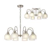 Manning 8 Light Satin Nickel image