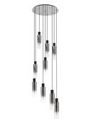 HUGHES 9 LIGHT POLISHED CHROME CEILING LIGHT image