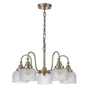 Manning 5 Light Antique Brass image