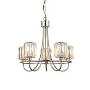 Berenice 5 Light Pendant - Bright Nickel image