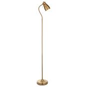 Classic Flexi Reader Floor Light - Brushed Aged Brass image