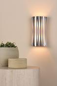 Netra 2 light wall light satin bronze and ivory image
