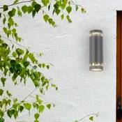 OUTDOOR UP DOWN GREY WALL LIGHT image