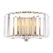 Laura Ashley fernhurst wall light crystal and antique brass image