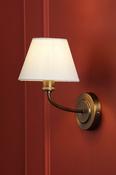 Laura Ashley Denston wall light antique bronze with shade.