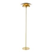 Lyon floor lamp satin brass