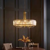 Visconti 8lt pendant antique brass