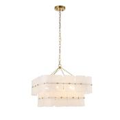 Venice 8lt pendant antique brass