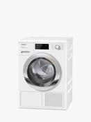 Miele, TEL785WP, 9kg Freestanding Heat Pump Tumble Dryer, White image