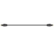 AV Link, 112.200uk, Fibre Optic Toslink Leads, Black