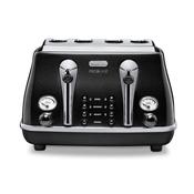 De'Longhi, CTOM4003.B, Icona Micalite 4 Slice Toaster, Black image
