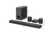 LG, S80QR, 5.1.3Ch 620W Soundbar with Sub and Surrounds, Black image