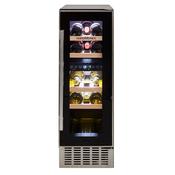 NordMende, WC17IX, 300mm Built In Wine Cooler Dual Zone 17 Bottles, Black image