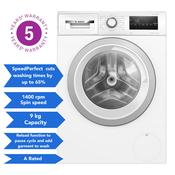 Bosch, WAN28259GB, Series 4 Washing Machine 9kg, White