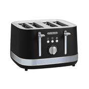Morphy Richards 248020 Illumination Stainless Steel 4 Slice Toaster – Black