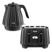 De'Longhi, KBD3001CTD4003B, Ballerina Set 4 Slice, Black