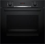 Bosch, HQA534BB3B, Series 4 Built-in oven with added steam function 60 x 60 cm, Black image