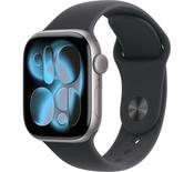 Apple, MEQX4MP/A, Watch 11 42mm Space Grey Aluminium Black Band M/L, Grey