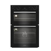 Indesit, DII10DB, 36/69L Electric Double Oven with Fan, Black image