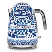 Smeg, KLF03DGBUK, Dolce and Gabbana Mediterraneo Kettle, Blue image