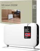 Mill SG2000MEC Instant Portable Heater 2000W MEC – White