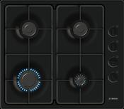 Bosch, PBP6B6K60, Series 2 60cm Black Enamel Gas Hob, Black image