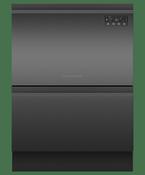 Fisher &amp; Paykel, DD60D2HNB9, Series 7 Contemporary Double DishDrawer™ Dishwasher, Black image