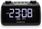 Roberts, ORTUS4BK, Ortus 4 FM Dual Alarm Clock Radio, Black image