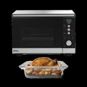 Ninja MW101UK CRISPi Microwave Air Fryer Oven 1000W/2000W 5.2L 13‑Function – Silver image