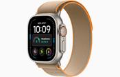 Apple MJAJ4DH/A Watch Ultra 4 GPS + Cellular 49mm Natural Titanium Case with Sand Trail Loop - S/M – Sand image