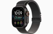Apple MJAV4DH/A Watch Ultra 4 GPS + Cellular 49mm Black Titanium Case with Black Titanium Milanese Loop - M – Black image