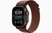 Apple MJC14DH/A Watch Ultra 4 GPS + Cellular 49mm Black Titanium Case with Burgundy Alpine Loop - M – Burgundy image