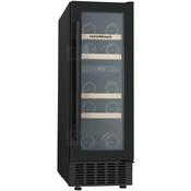 NordMende, WC17BL, 30cm Free Standing or Built In Wine Cooler 17 Bottle Dual Zone Slim, Black Frame image
