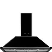 Smeg, KT110BL, 110cm Victoria Chimney Hood, Black image