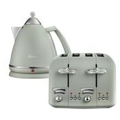 De'Longhi, CT04GRBEKBX3016, Argento Flora Kettle &amp; Toaster Set, Green image