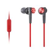 SONY Extra Bass Red In Ear Headphones With Mic MDRXB50APRCE7 in