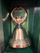 Brass Claddagh Bell Small