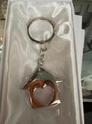 Sophia Classic Heart Home Keyring
