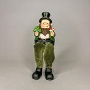 Traditional Leprechaun Sitter 5.5x5.5x20cm
