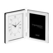 Silver Plated Clock Plain Frame 4"x 6"