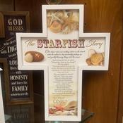 Wood Cross Starfish Story