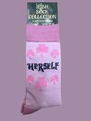 Pink Herself socks image